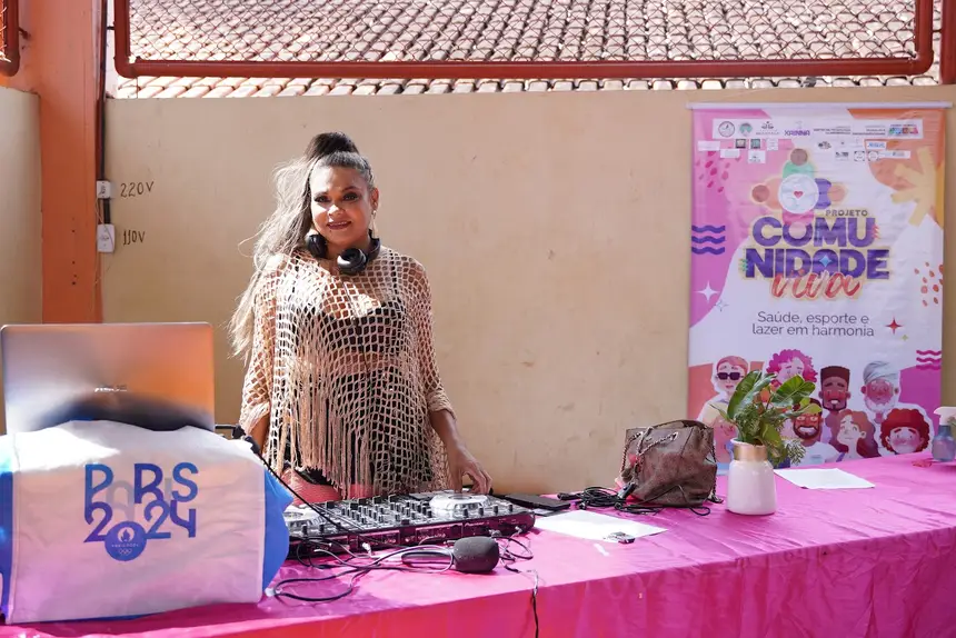 A festa e animação ficou por conta da DJ Xainna