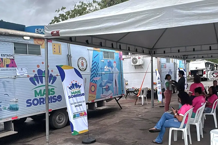 A estrutura também conta com atendimentos odontológicos do Programa Mais Sorriso