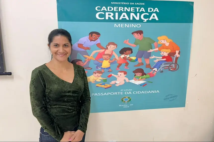 Foto: Gabriel Maciel/Sesa Rozilene Valadares, responsável técnica da Saúde da Criança da Sesa