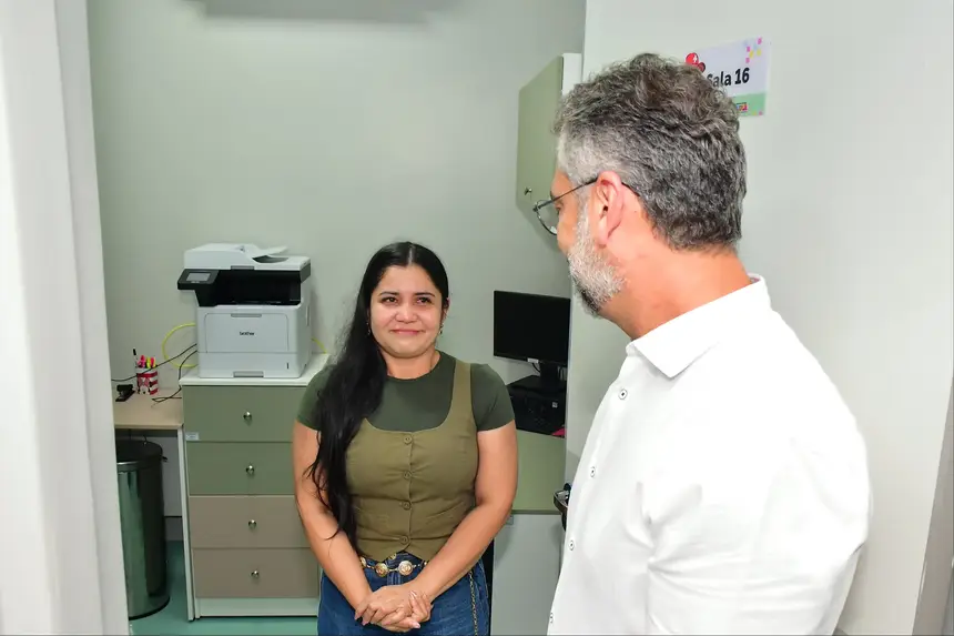 Enfermeira Núbia Regiane acompanhou a obra e viu os espaços melhorarem