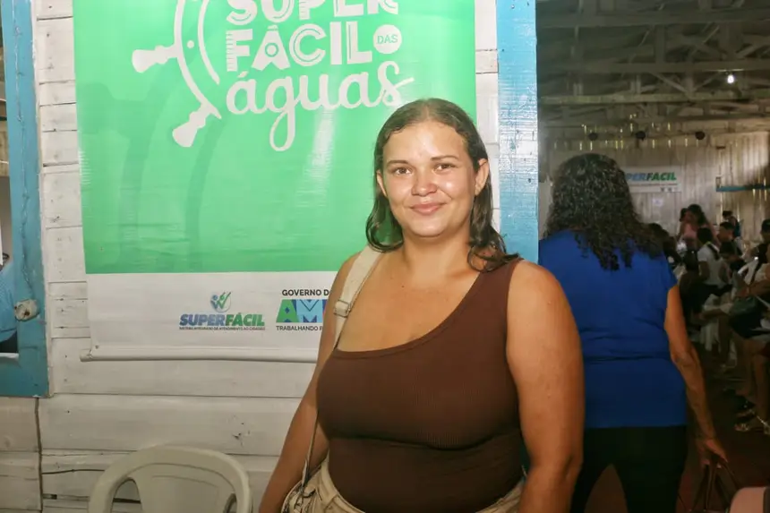 Dona de casa Isabela Martins, mãe da pequena Dávila Emanuele e moradora do Rio Aranoé