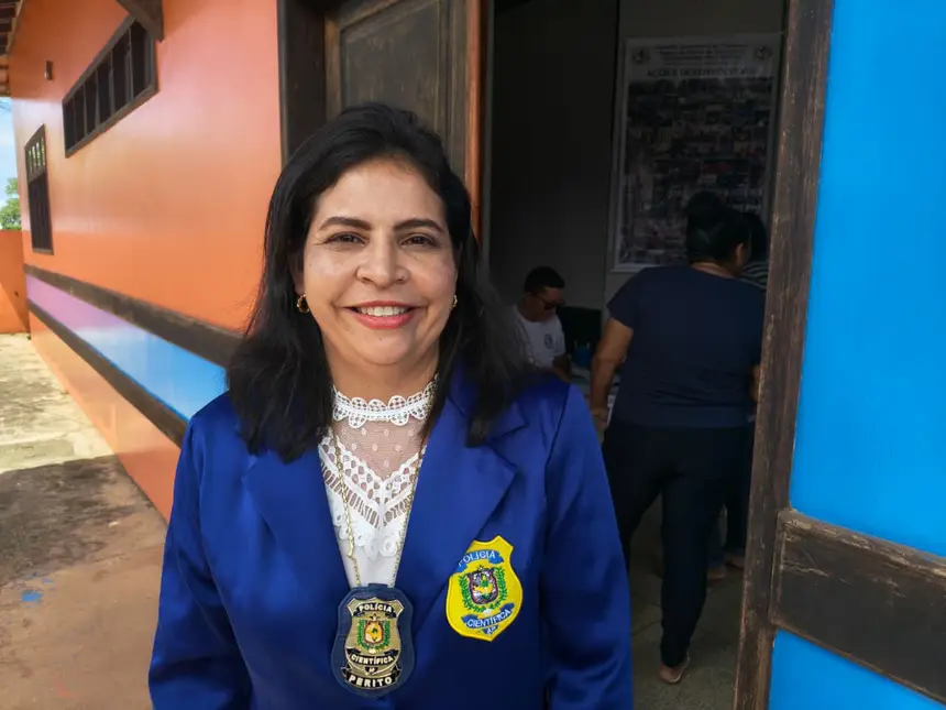 Foto: Iago Fonseca/Sejusp Diretora da Polícia Cientifica, a perita Janaína Pereira