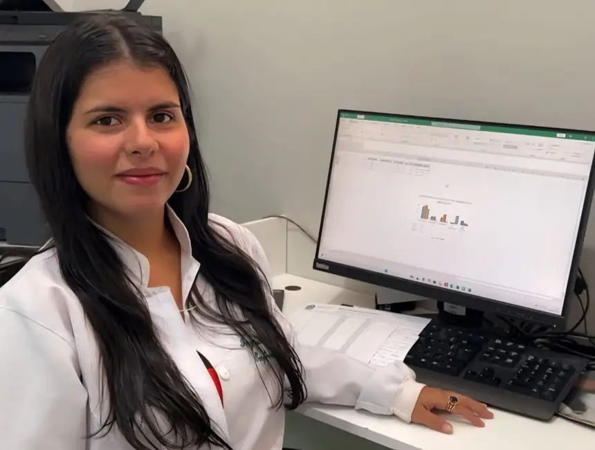 Foto: Arquivo Pessoal Ingrid Pinheiro, enfermeira do Núcleo de Epidemiologia do Hospital da Criança e do Adolescente