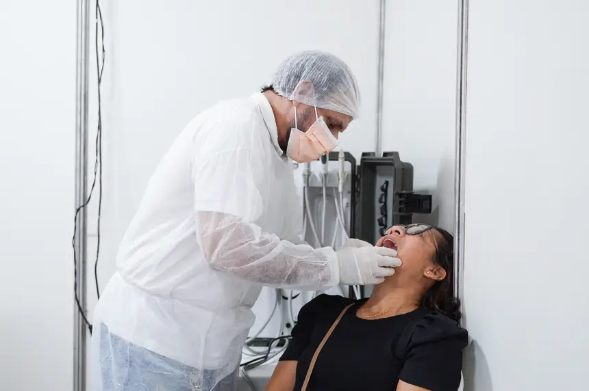 Consulta odontológica do programa Mais Sorriso