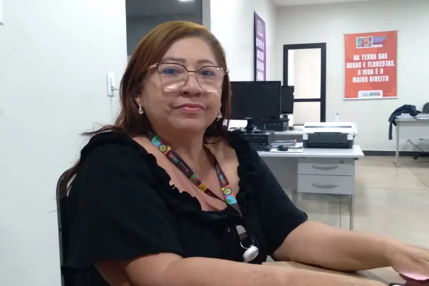 Foto: Gian Pantoja/GEA Representante do Núcleo de Educação Especial da Seed, Delma Quaresma