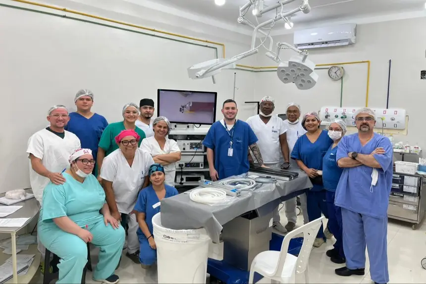 Equipe do Centro Cirúrgico do HE passa agora por treinamento para operar os novos equipamentos