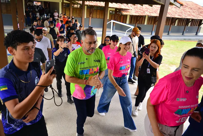 Governador Clécio Luís visitou a escola neste sábado, 28. 