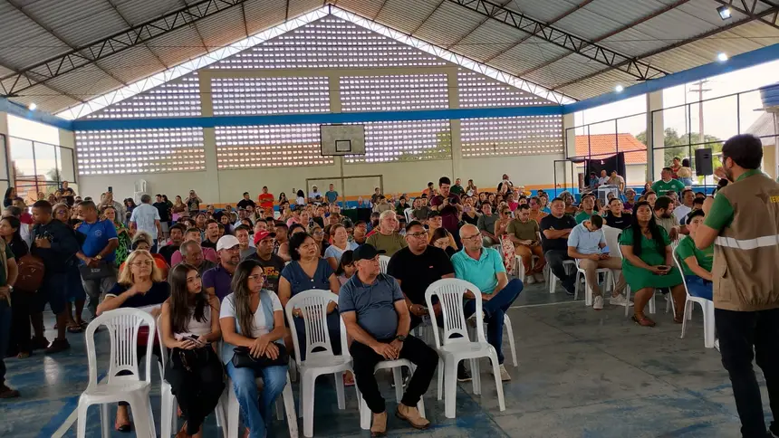 População de Porto Grande na ação do Amapá Terras