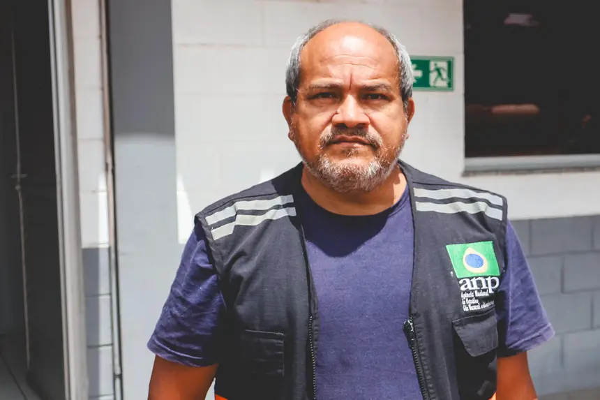 Foto: Nayana Magalhães/GEA Leônidas Vilhena, chefe da unidade de fiscalização da Agência Nacional do Petróleo ( ANP)