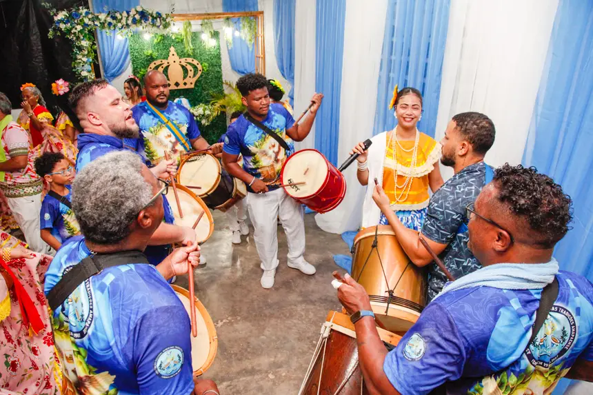 Rodas de marabaixo marcaram o início da programação no barracão Tia Gertrudes, sede do grupo Berço do Marabaixo