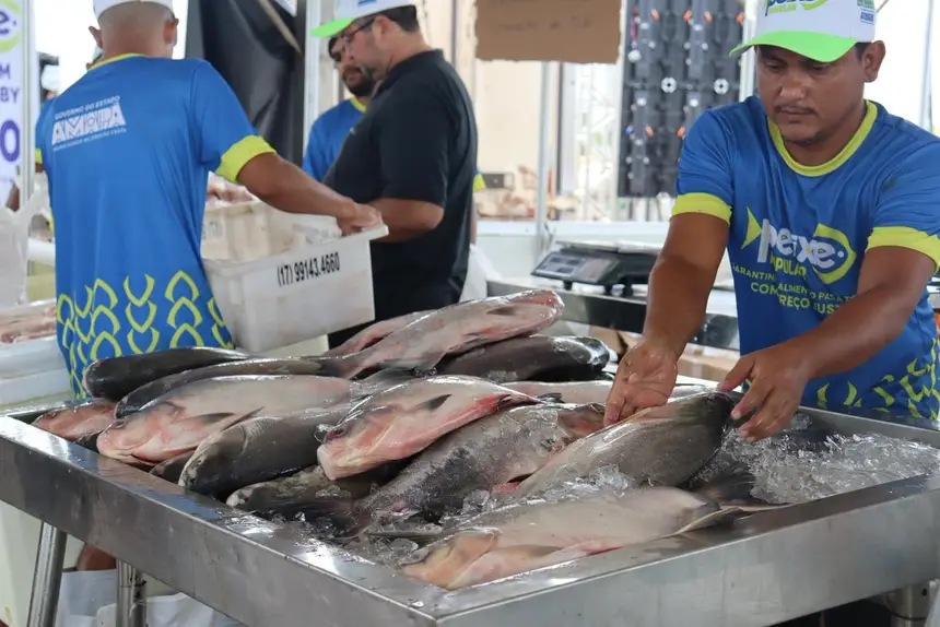 Peixe Popular beneficiou produtores e consumidores, com preços do alimento praticado abaixo dos valores de mercado