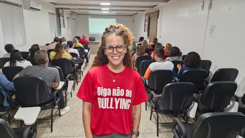 Paula Alves, representante do Instituto Auschwitz