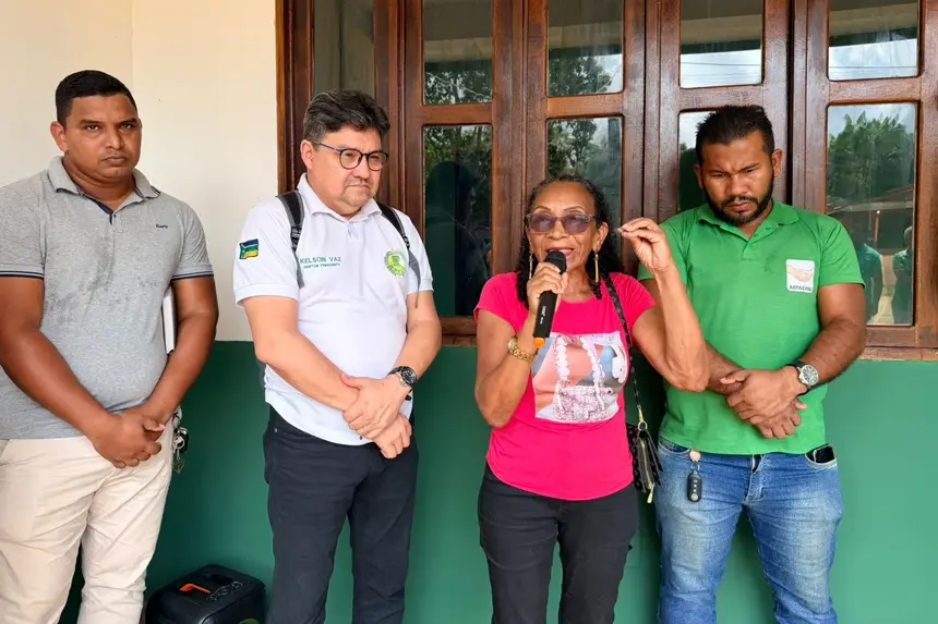 Foto: Divulgação Cristiane Mareco A agricultora Paula Dias