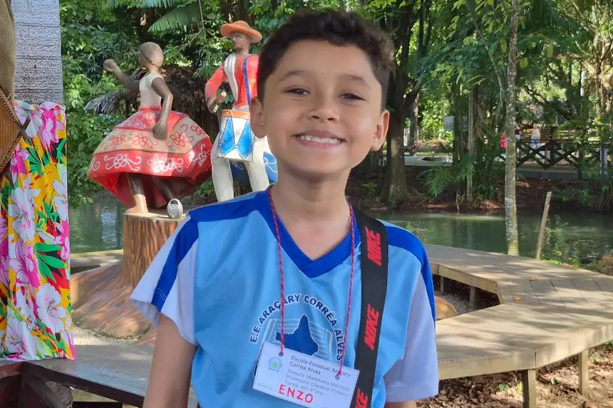 Estudante Enzo Miguel 