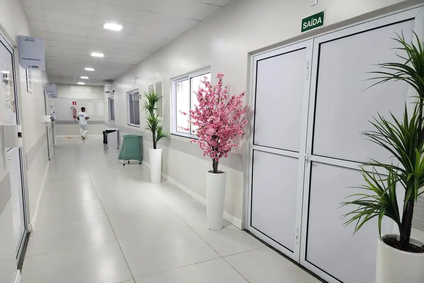 O HMML passa por feroma do prédio, mas alguns ambientes jpa foram liberados para garantir conforto na assistência prestada às pacientes