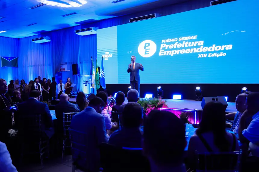 Governador Clécio Luís, no Prêmio Sebrae Prefeitura Empreendedora