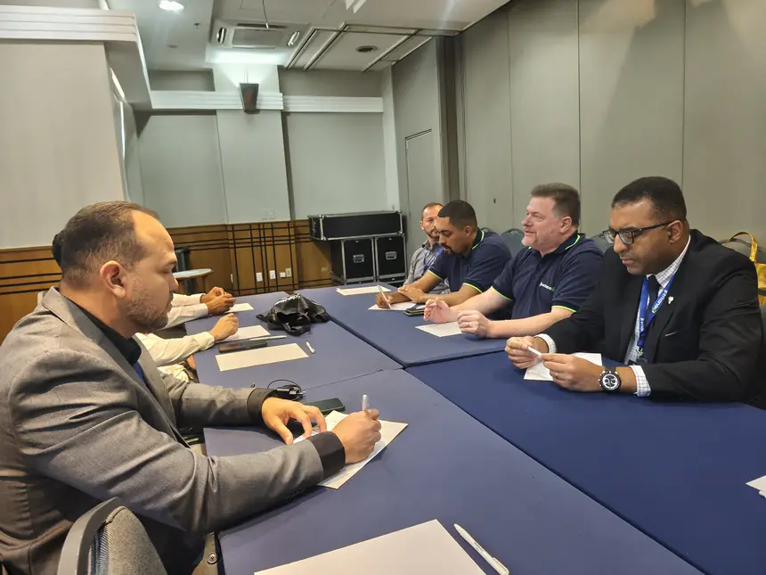 Os profissionais participaram de agenda com a empresa Berkana Tecnologia em Segurança Ltda, especializada nas necessidades de segurança tecnológica