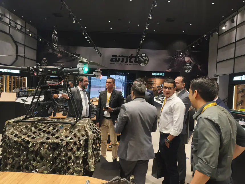 Apresentação do drone da empresa Taurus