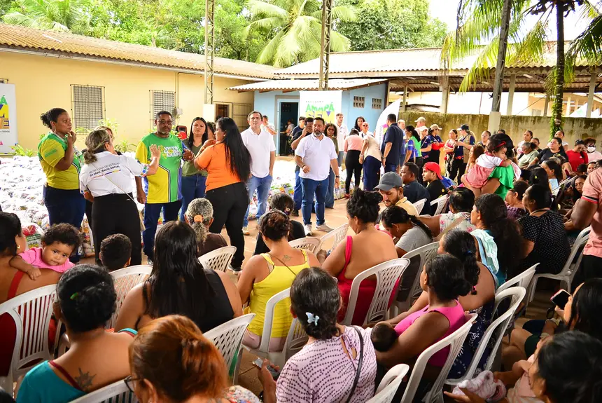 A ação ocorreu na Escola Estadual Maria Mãe de Deus, no bairro Brasil Novo