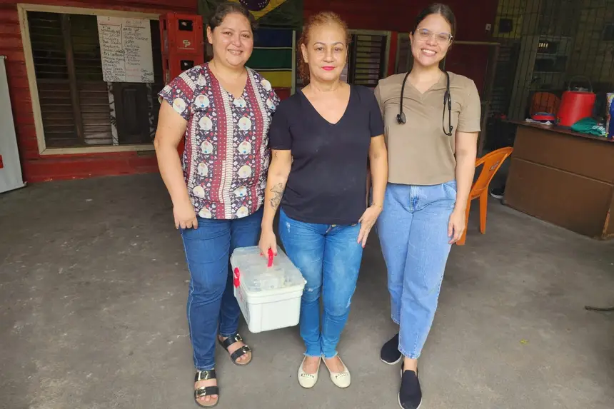 Equipe multiprofissional do projeto. Cuidado todos os dias