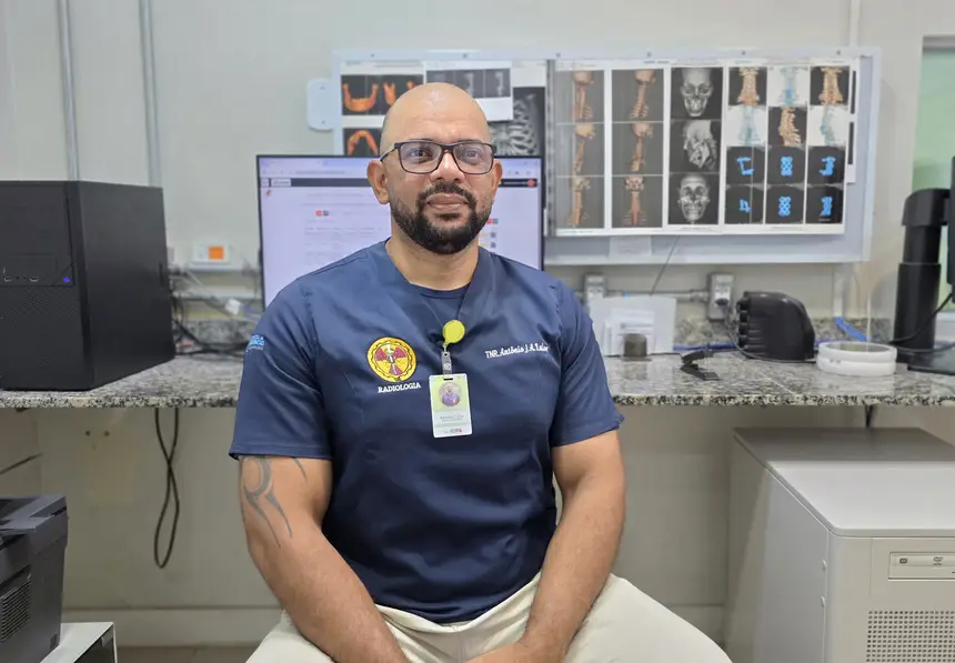 Antônio Júlio Amaral Lalor, tecnólogo em radiologia e responsável técnico pelo Centro de Diagnóstico por Imagem