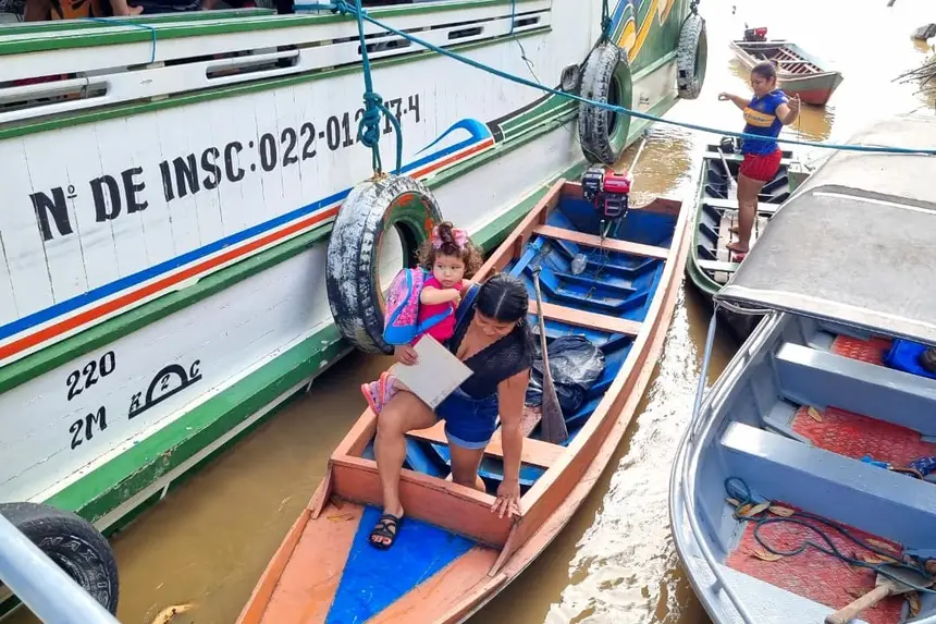 A 6ª jornada do Super Fácil das Águas segue pelas comunidades do arquipélago do Bailique até a quinta-feira, 29 de abril