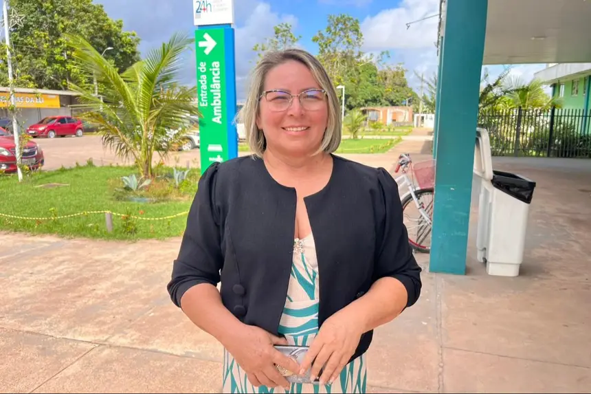 Diretora da UPA Zona Norte, Maria Léia de Araújo