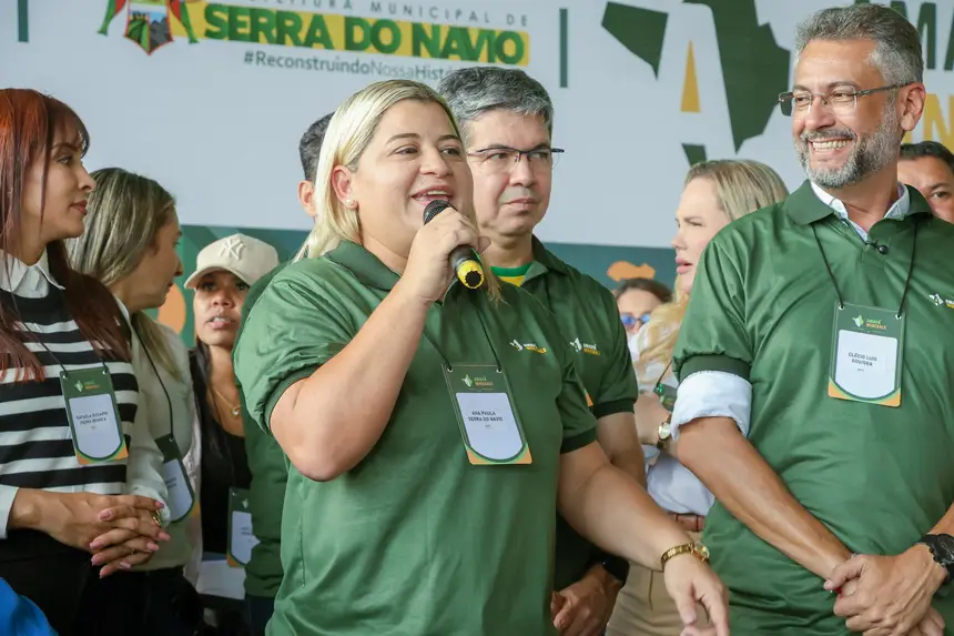 Foto: Ruan Alves/GEA Prefeita Paulinha Santos ressalta que a Amapá Minerals representa o reencontro da população com suas origens e oportunidades de trabalho