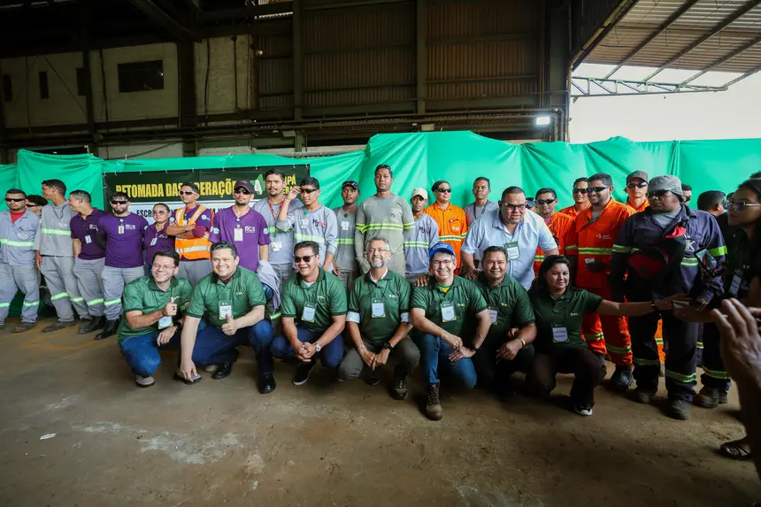 Foto: Ruan Alves/GEA Governador, senadores e prefeitos participam da agenda que marca a entrada em operação da Amapá Minerals em Pedra Branca do Amapari e Serra do Navio