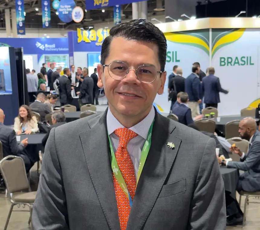 Foto: José Duarte/WHF. Wandenberg Pitaluga Filho, Presidente da Agência Amapá, durante agenda internacional nos EUA