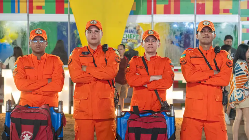 Equipe do Corpo de Bombeiros Militar do Amapá 