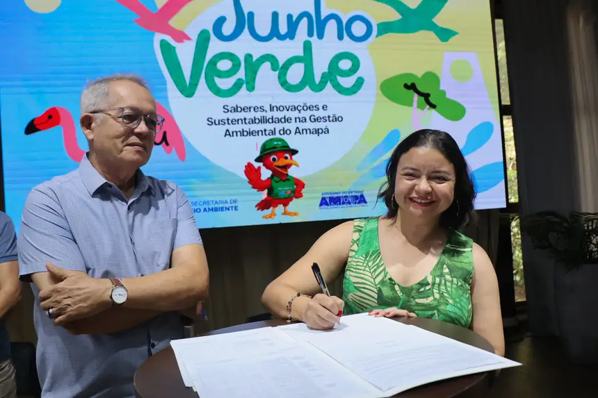 Superintendente do Incra, Gersuliano Pinto e secretária de Meio Ambiente, Taisa Mendonça