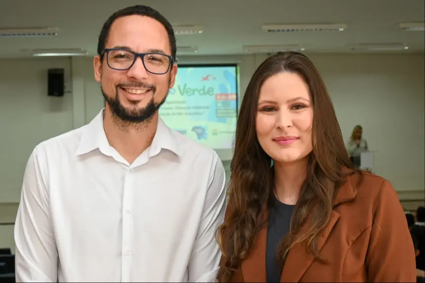 Foto: Sal Lima/GEA Renata Camila e Wellinson Maximin, coordenadores do Junho Verde 2026