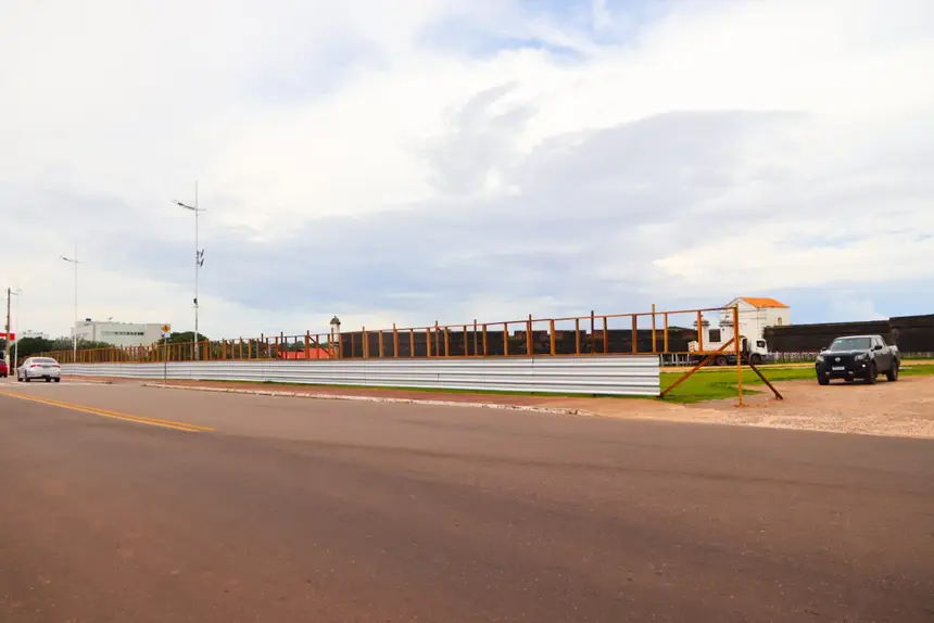 Foto: Adriano Monteiro/GEA Estacionamento está sendo restaurado, mas museu funciona normalmente