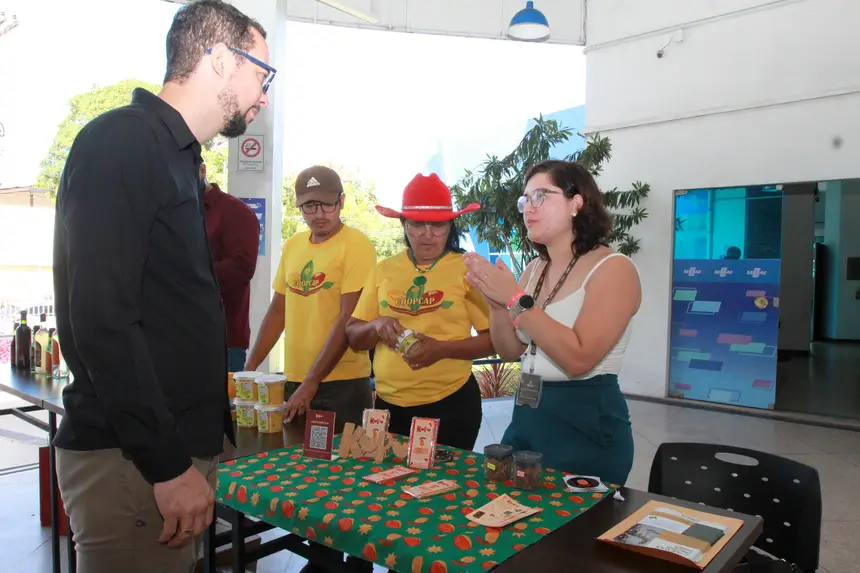 Foto: Márcia do Carmo/GEA Empreendedores de bioeconomia apresentam produtos durante programação Junho Verde 2026