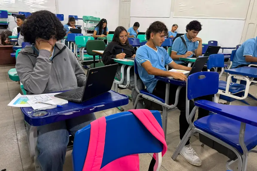 Foto: Sharlot Sandim/Seed Com os notebooks e a internet, o número de participantes na Olimpíada aumentou