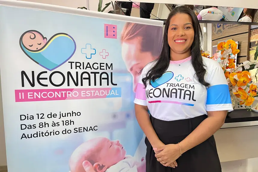 Foto: Gabriel Maciel/Sesa Alana Caetano, coordenadora estadual da Triagem Neonatal,