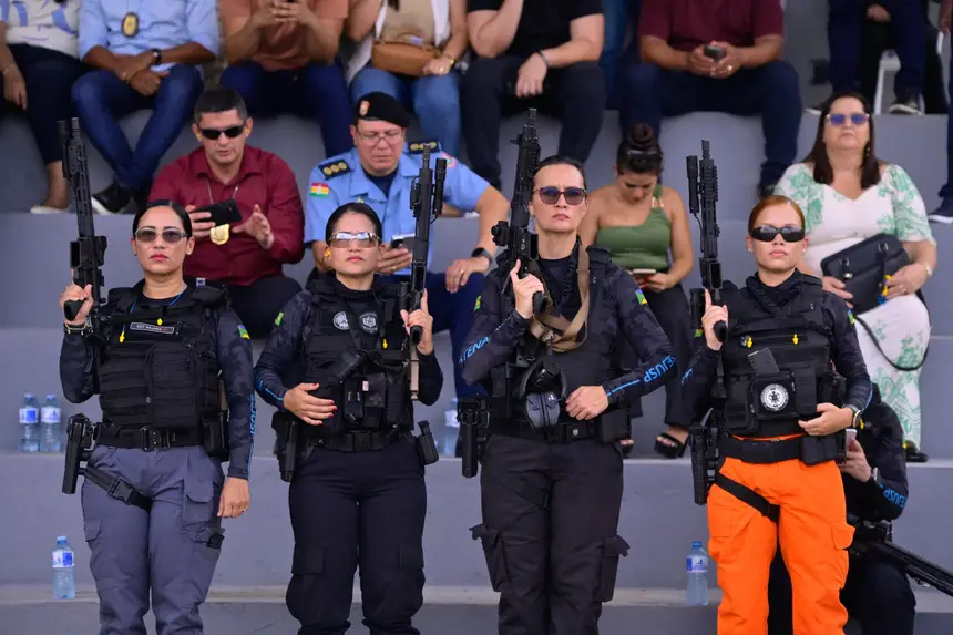 Novo estande de tiro contou com demostração de atividades da segurança pública