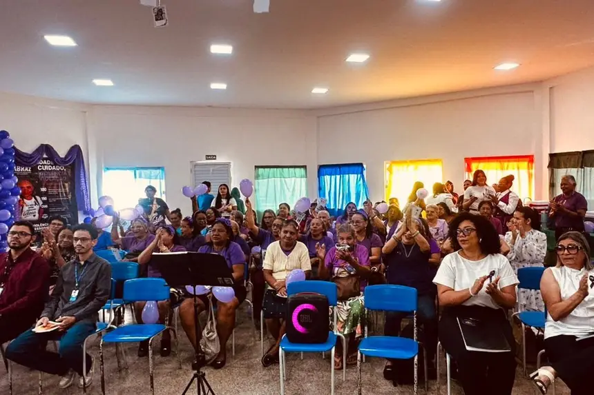 Evento regional reuniu dezenas de idosos em Ferreira Gomes para fortalecer a rede de combate à violência