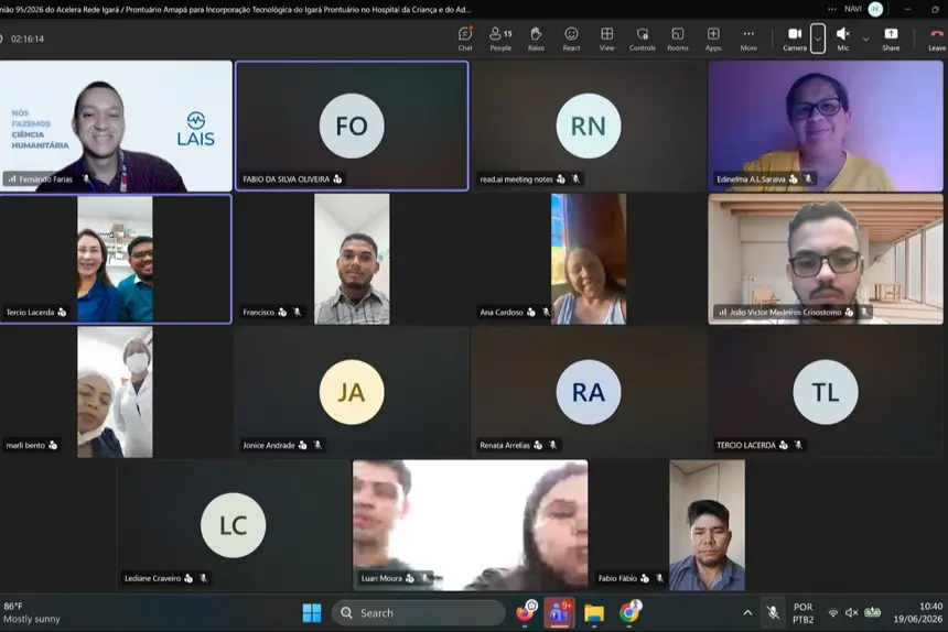 O treimamento ocorre de forma presencial e on-line