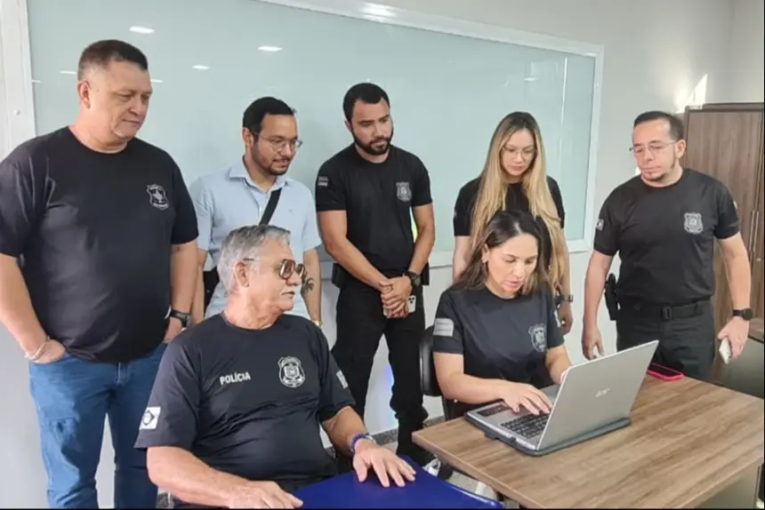 Alunos acompanharam na prática a utilização do sistema