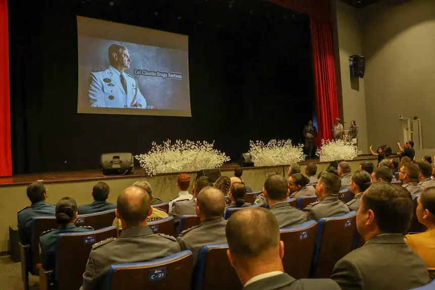 A solenidade também marcou o título honorífico da Academia “Cel. Cláudio Braga Barbosa”