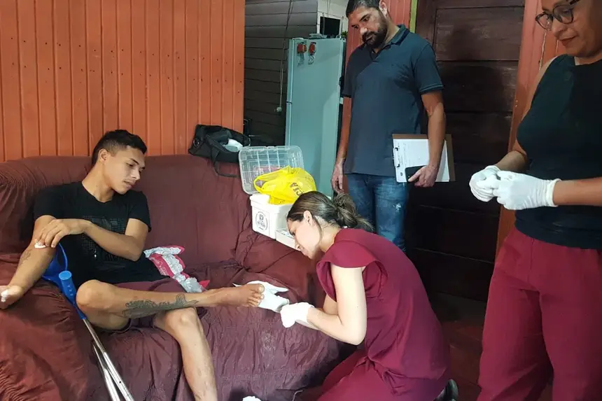 Atualmente, outros 12 usuários seguem em acompanhamento domiciliar