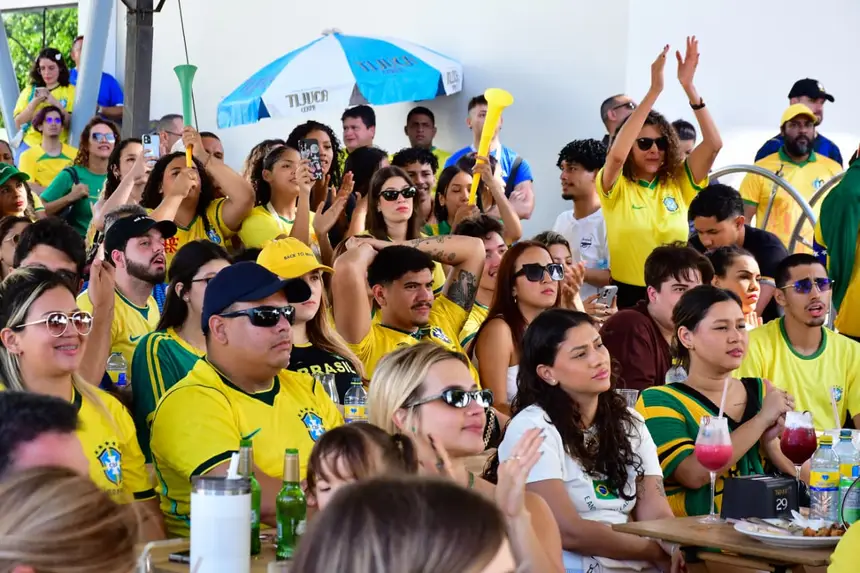 O Governo do Amapá proporcionou um ponto de encontro especial para que a população pudesse torcer pela Seleção Brasileira