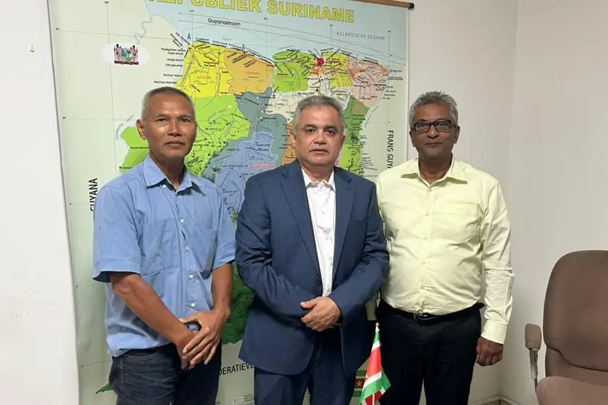 Foto: Divulgação Reuniões com empresários surinameses também fizeram parte da agenda.