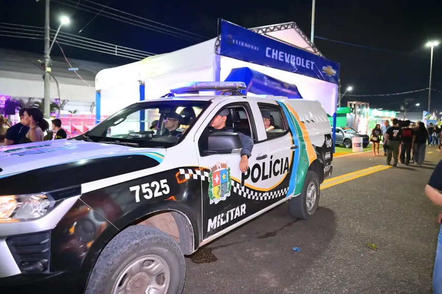 Policiamento na Expofeira 2026