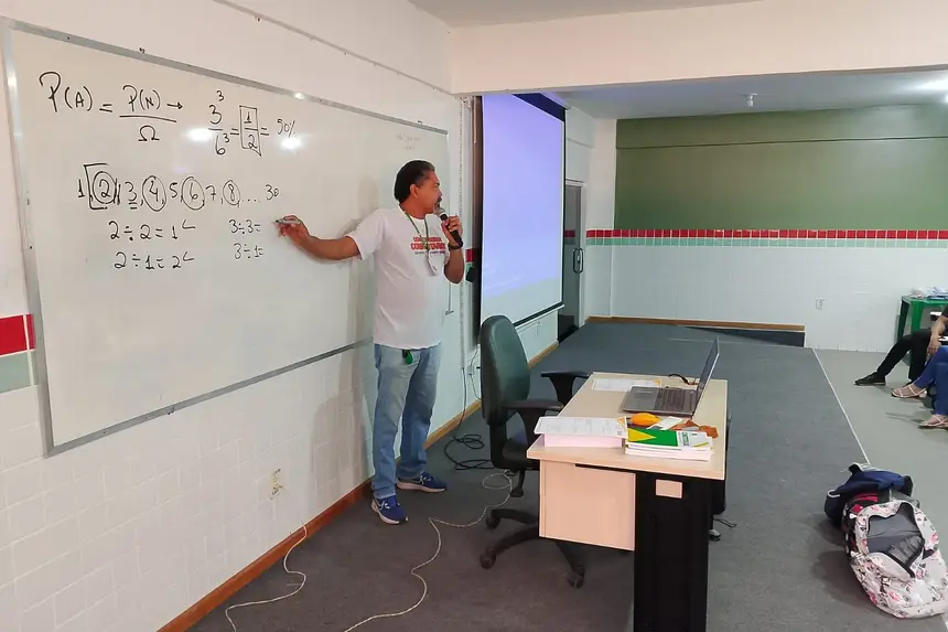 Nossa aula no IFAP Campus Laranjal do Jarí - aula para o Concurso Municipal