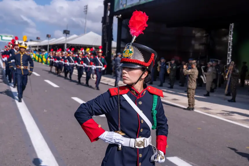 Participação inédita dos cadetes da Academia de Polícia Militar Cel. Cláudio Braga