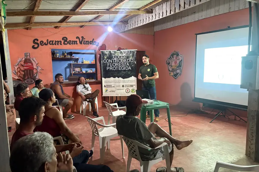 Comunidade é orientada sobre a legislação ambiental e as restrições ao uso do fogo