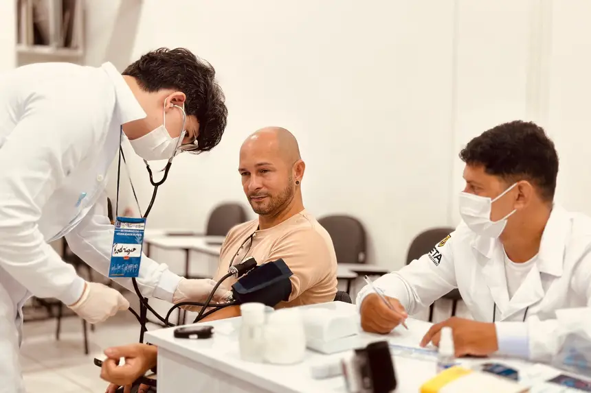 Sinais vitais foram verificados pelas equipes de saúde